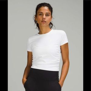 NWT Lululemon All It Takes Short Sleeve - White, Size 6
